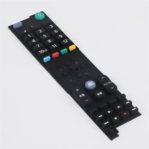Silicone rubber keypads for TV remote controller