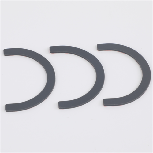 Semicircle silicone 3M adhesive pads in grey color