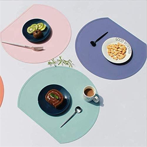 Silicone placemats for kids non-slip table dinner mats