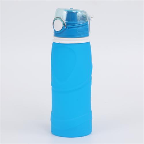 Collapsible silicone water bottle for sports,outdoor and indoor life