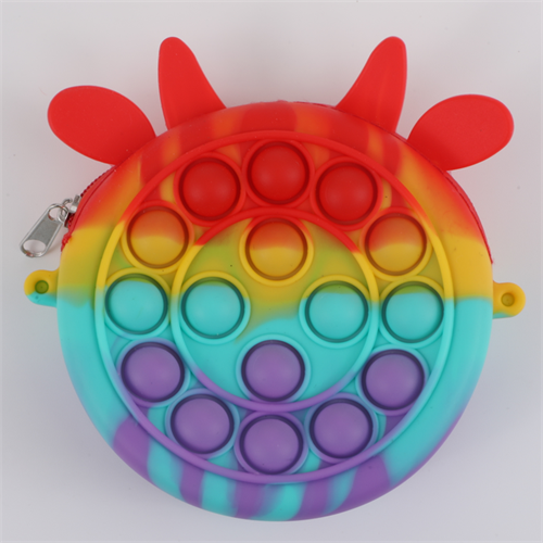 Pop shoulder bag fidget toys,silicone pop fidget bag,Big pop purse gifts for girls