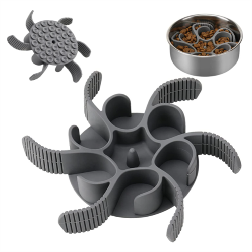 Dog slow feeder dog silicone spiral bowls insert feeder