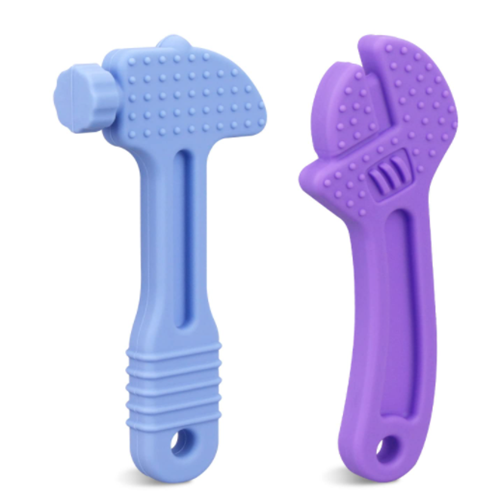 Longfite Baby Silicone Teething Toys: Fun Shapes and Colors for Infants