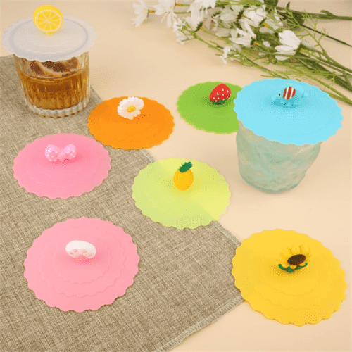 what are benefits of using anti dust silicone cup lids?