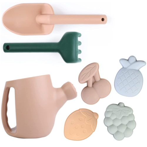Silicone gardening and beach toys for toodlers