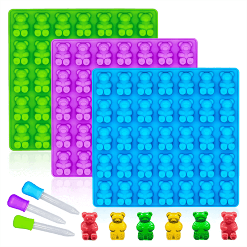 Gummy bear silicone candy molds