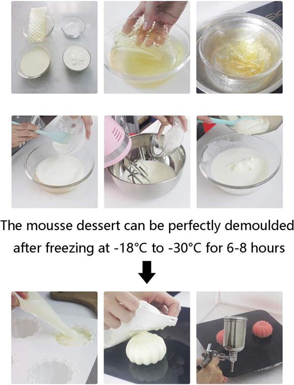 Cylinder silicone molds for baking cake(图1)