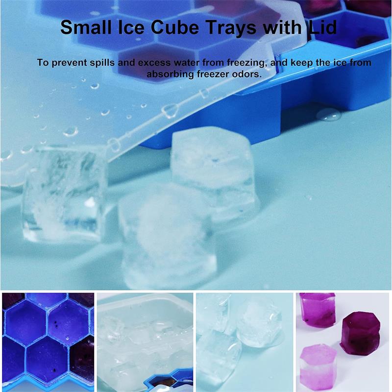 Silicone flexible ice cube tray molds (图1)