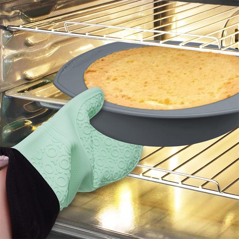 Nonstick silicone baking cake pan cookie sheet molds tray set(图2)