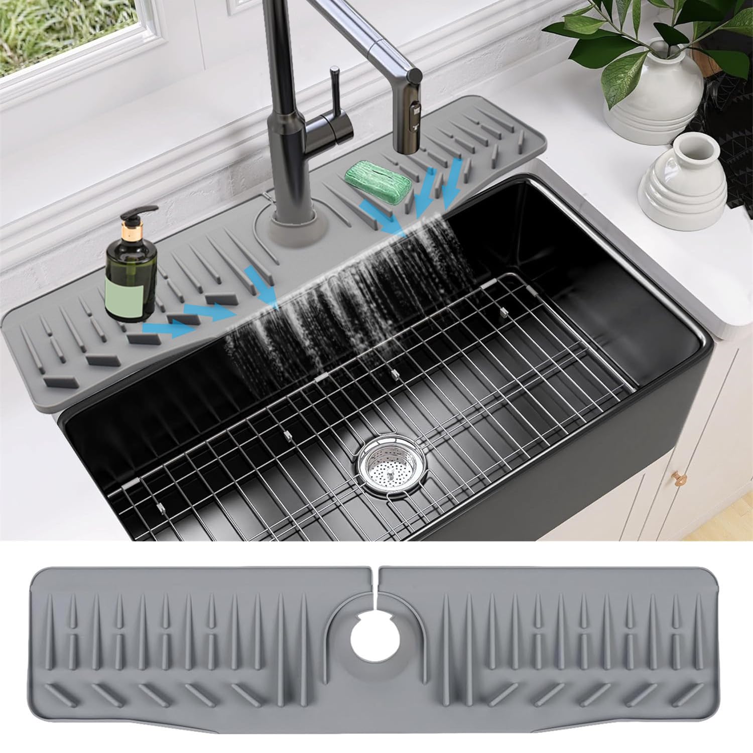 Do Silicone Sink Mats Help Reduce Water Spots in the Sink?(图1)